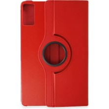 Techora Sale Newface Xiaomi Redmi Pad Se Kılıf 360 Tablet Deri Kılıf - Kırmızı