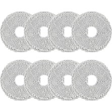 Uravas Store Ecovacs Deebot X2/T20/T20E/T50 Pro Omnı Gen2/gen3, T30/T30C/T30S Pro/combo Omni Için 8 Adet Silme Bezi, Xiaomi X20/X10+ Plus Süpürge Robotu Için, Tekrar Kullanılabilir ve Yıkanabilir Yedek Bez