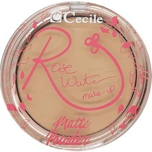 Uravas Store Cecile Rose Water Matte Powder Pudra 01