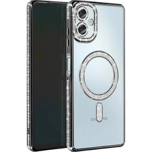Techora Sale Newface Samsung Galaxy A07 4g Joke Simli Magneticsafe Kılıf - Siyah