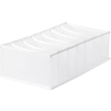 Uravas Store Ocean Home Textile 7 Bölmeli Beyaz Renk File Çekmece Düzenleyici 22 x 41,5 x 12 cm