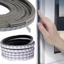 Uravas Store Xspring Hava Sızdırmazlık Şeridi, 10 Metre 9mm Genişlik x 9mm Kalınlık, Pencere ve Kapı Contası, Kendinden Yapışkanlı Fırçalı Havas Geçirmez Şerit, Kapı ve Pencere Hava Akımı Önleyici