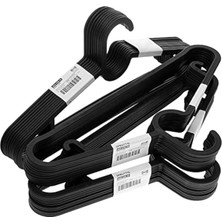 Uravas Store Ikea Spruttıg Hafif Elbise Askısı, Siyah, Plastik, 39 Santimetre - 30'lu Set