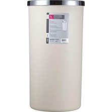 Uravas Store Primanova Lenox 35 Lt Çöp Kovası, Kapaklı, 30 x 56 Cm, Bej