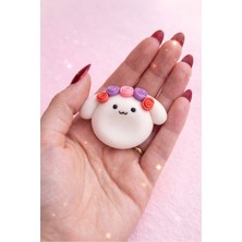 Lu Atelier Lu Cinnamoroll Endişe Taşı – El Yapımı Polimer Kil Worry Stone | Kawaii Masa Dekoru & Hediye