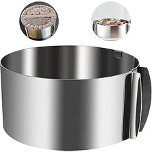 Uravas Store Orret Home Paslanmaz Çelikten Ayarlanabilir Kek ve Pasta Kalıbı,ayarlanabilir Kek Çemberi,ayarlı Ekmek Kalıbı,pastacılık ve Dekokrasyon Için Çelik Paslanmaz Ayarlı Kek Kalıbı