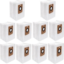 Uravas Store Chuancheng Xiaomi Dreame Bot Z10 Pro / L10 Plus Araç Içi Boş Robot Elektrikli Süpürge Için Toz Torbası, Yedek Parça, 10 Adet