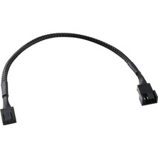 Uravas Store Lunatic 0449 Pwm 4 Pin Y Port Dişi Erkek Anakart 30 cm 24 Awg Bakır 3 mm Fan Uzatma Güç Kablosu.