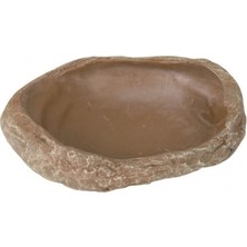 Uravas Store Trixie Sürüngenler Için Mama & Su Kabı, 15X3, 5X12CM, Bej