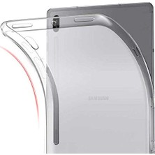 Uravas Store Samsung Galaxy Tab S7 Plus T970 T975 T977 ile Uyumlu Kılıf Tablet Hibrit Silikon Case Renksiz