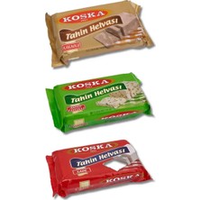 Koska Sade & Kakolu & Fıstıklı Tahin Helvası 500 gr