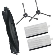 Uravas Store Wiami FX10 Uyumlu Robot Süpürge Yedek Parça Seti, Ana Fırça, Filtre, Yan Fırça