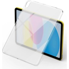 Uravas Store Psr Aksesuar Renksiz - Tablet Süper Silikon Kapak-Renksiz iPad 10.9 2022 (10.nesil) ile Uyumlu