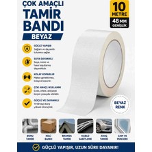 Sapcı Premium Çok Amaçlı Tamir Bandı 10 Metre x 48 mm Beyaz
