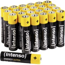 Uravas Store Intenso Energy Ultra Aaa Micro LR03 Alkali Pil, 24'lü Kutu, Sarı-Siyah