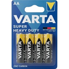 Uravas Store Super Heavy Duty Aa 1.5V Alkalin Pil 4 Lü Paket Günlük Kullanıma Uygun Pil