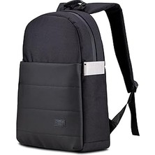 Uravas Store Mila BP-TX100 Serisi 15,6 Inch, Su Geçirmez Kumaş ve Su Geçirmez Fermuar Notebook, Laptop, Macbook Sırt Çantası -Siyah