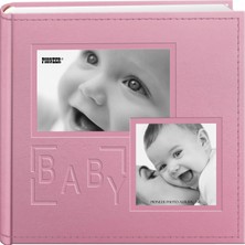 Uravas Store Pioneer Fotoğraf Albümleri 200 Cepli Kabartmalı "bebek Çerçeve Cover Albüm 4 Adet 6 Baskı Için, Pembe