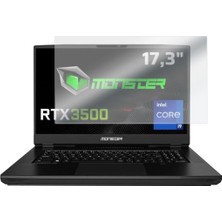 Uravas Store Engo Monster Markut M7 17.3 Inç Mat Ekran Koruyucu 16:9 Şeffaf