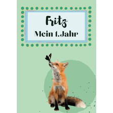 Uravas Store Fritz- Mein Erstes Jahr: Supersüßes Babyalbum Personalisiert Für Fritz. Mit Total Schnuckeligen Tieren- Für Die Schönsten Erinnerungen & Meilensteine Zur Geburt Als Baby Tagebuch 1. Jahr.