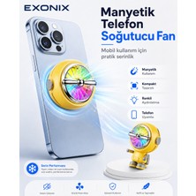 Exonix Manyetik Telefon Soğutucu Fan