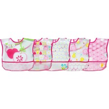 Uravas Store Green Sprouts I Play Baby 101364 Mama Önlüğü, Pembe