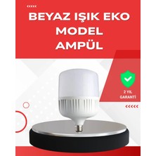 Shopwave Elektrik Kesintileri Için Şarjlı LED Ampul 30W E27 Beyaz Işık