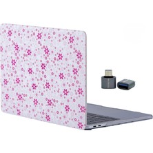 Uravas Store Mcstorey MacBook Air 13 Inç Kılıf Uyumlu Air M1 Touch Id Sert Kapak Ince Hafif Darbe Çizilme Koruma A2337 A2179 A1932 Açık Pembe