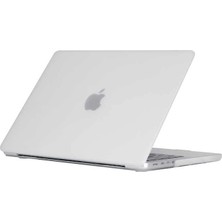 Uravas Store Apple Macbook Pro 16INÇ M1/m2 A2780 A2485 ile Uyumlu Kılıf Mat Ön Arka Kapak Renksiz