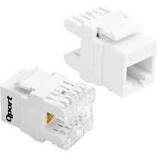 Uravas Store Qport Q-J180K Cat6 180 Dere Keystone Jack