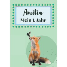 Uravas Store Amilia- Mein Erstes Jahr: Supersüßes Babyalbum Personalisiert Für Amilia. Mit Total Schnuckeligen Tieren- Für Die Schönsten Erinnerungen & ... Zur Geburt Als Baby Tagebuch 1. Jahr.