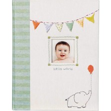 Uravas Store C.r. Gibson 'hello World' Ilk 5 Yıl Bebek Anı Defteri, Fil Desenli, Unisex