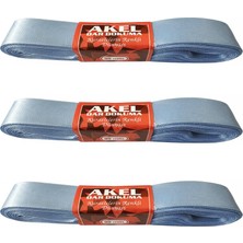 Akel Dar Dokuma Açık Mavi Saten Kurdele - 3 Cm. x 10 Metre - 3 Adet