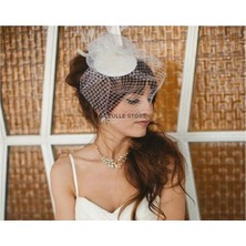 Bba New Trend Nikah Şapkası,düğün Şapkası,vualet,kına Şapkası,kep,gelin Şapkası,düğün,nikah,kına Saç Aksesuarı