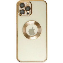Renas Store Apple iPhone 12 Pro Kılıf Slot Silikon - Gold