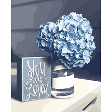 Hobbylab Masaüstü Estetik Sticker(Çerçeveli) 50X65 Sayılarla Boyama Hobi Seti