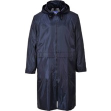 PortWest Unisex Lacivert Uzun Yağmurluk