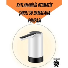 Shopwave Taşınabilir Şarjlı Damacana Su Pompası Hijyenik Tasarım