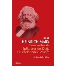 BilgeSu Yayıncılık Demokritos ile Epikouros'un Doğa Felsefelerindeki Ayırım