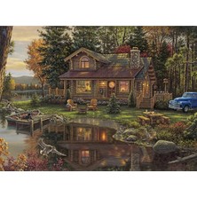 Hobbylab Barış Nehri Yakınları Çerçeveli 60X75 Sayılarla Boyama Hobi Seti