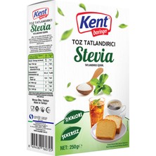 Kent Boringer Stevia Toz Tatlandırıcı 250 G (6'li Paket)