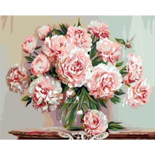 Hobbylab Şakayıklar Çerçevesiz 50X65 Sayılarla Boyama Hobi Seti