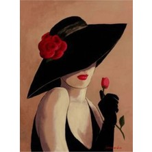 Hobbylab Madam Sticker(Çerçevesiz) 90X110 Sayılarla Boyama Hobi Seti
