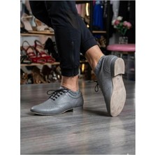 Bitangosu Gri Brogue Erkek Yeni Rahat Kalıp Dans Ayakkabısı, Klasik Zarafeti Modern-Hafif-Tango, Dans ve Salon