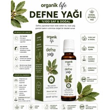 Organik Life Defne Yağı 20 ml | Defne Yaprağı Yağı | Bitkisel Sabit Yağ | Cilt ve Saç Bakımı