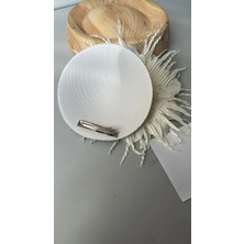 Bba New Trend Vintage Vualet Şapka Gelin Şapkası Nikah Şapkası Kadın Fascinator Hat Kokteyl Parti Yılbaşı Mezuniyet Düğün Nişan Söz Kına Saç Aksesuarı
