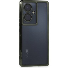 Hsc Bilişim Vivo V29 Lite Kılıf Lensli Silikon - Yeşil