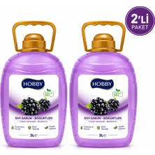 Hobby Böğürtlen Sıvı Sabun 3 Lt - (2 Adet)