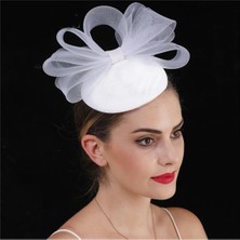 Bba New Trend Gelin Şapkası Vualet Nikah Şapkası,nikah Şapkası Vualet Şapka Gelin Kepi Gelin Saç Aksesuarı
