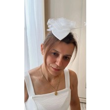 Bba New Trend Üçgen Vualet Gelin Nikah Şapkası, Kep,gelin Duvak,nikah Şapkası Tokalı Vualet Düğün Şapkası